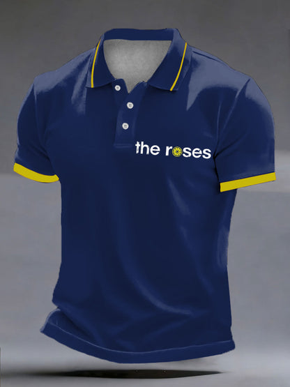 Men's Lemon Roses Music Lover polo shirt