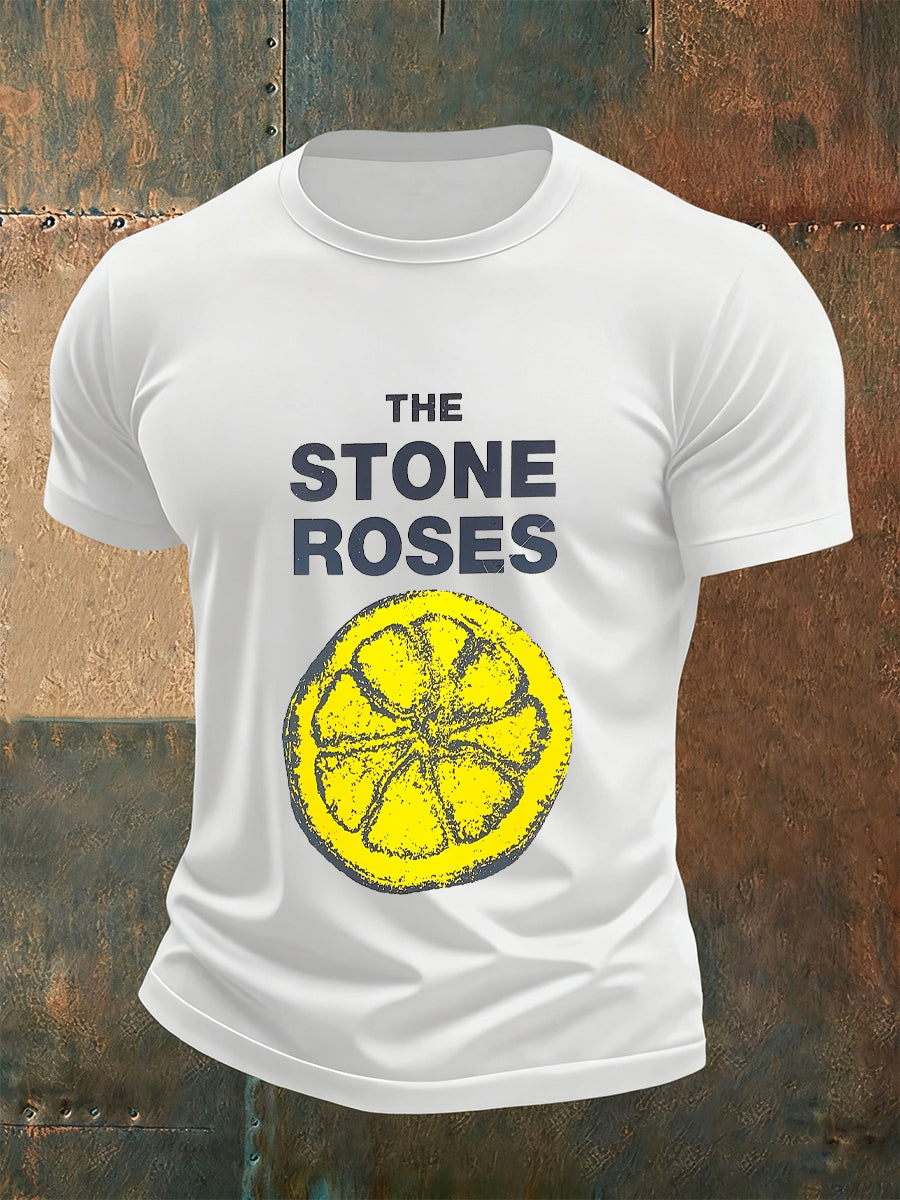 Men's British Rock Legend Band Graphic T-Shirt Short Sleeve