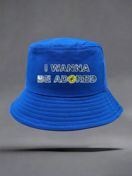 Unisex Lemon Roses Music Lover Print Hat