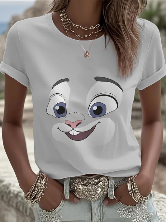 Women's Bunny Police Officer T-Shirt