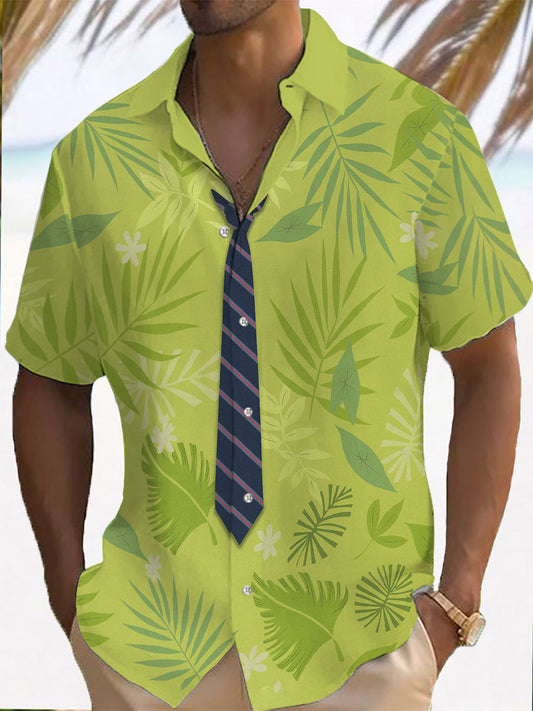 Men's fox-patterned shirt