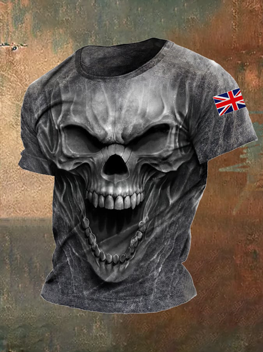 Men's Skull Short Sleeves T-shirt
