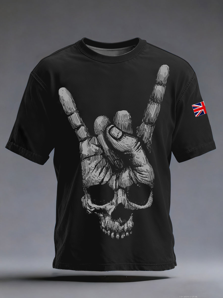 Men's Skull Short Sleeves T-shirt