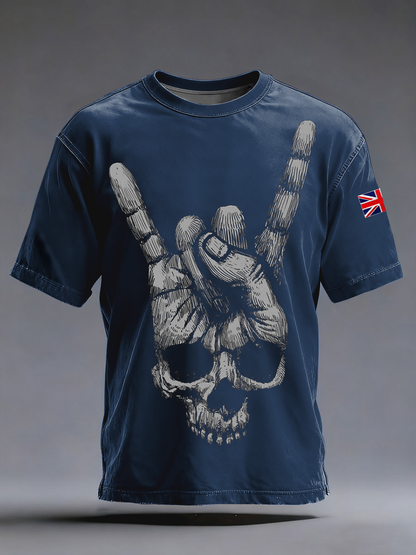 Men's Skull Short Sleeves T-shirt