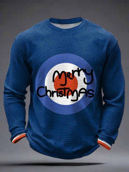 Men's Modfather UK Music Mods Lover Printed Waffle Tops