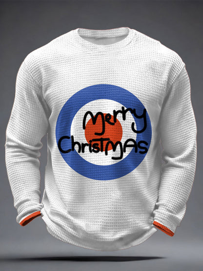 Men's Modfather UK Music Mods Lover Printed Waffle Tops