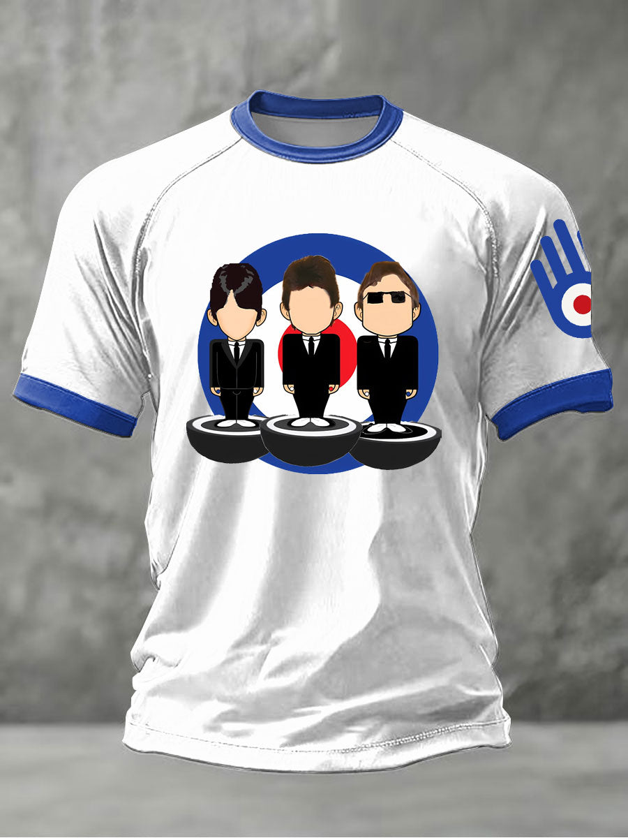 Men's Modfather UK Music Mods Lover short sleeve t-shirt