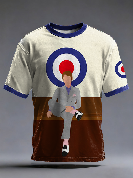 Men's Modfather UK Music Mods Lover short sleeves t-shirt