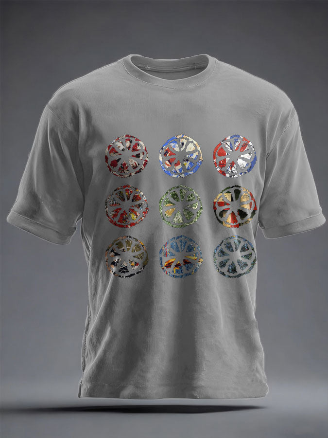 Unisex UK Lemon Mod Music Lover Printed T-shirt
