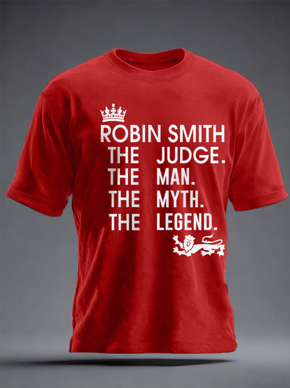 Unisex UK Cricket The Judge Legend Printed T-shirt