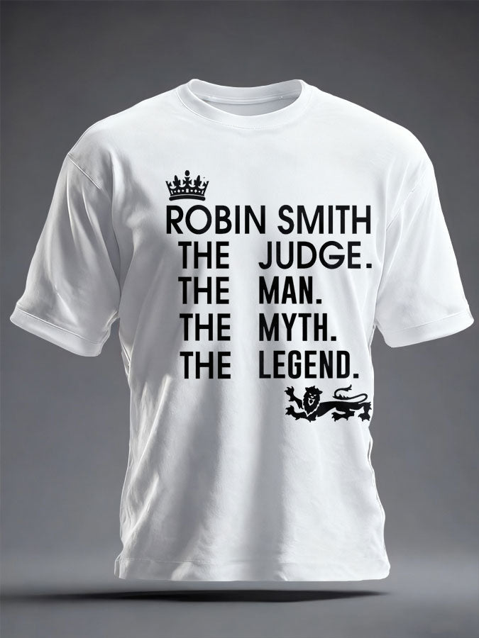 Unisex UK Cricket The Judge Legend Printed T-shirt
