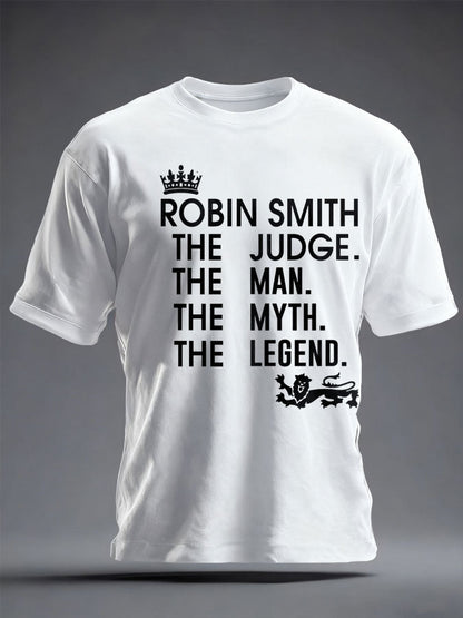 Unisex UK Cricket The Judge Legend Printed T-shirt