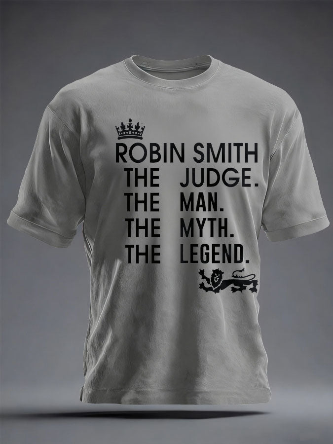 Unisex UK Cricket The Judge Legend Printed T-shirt