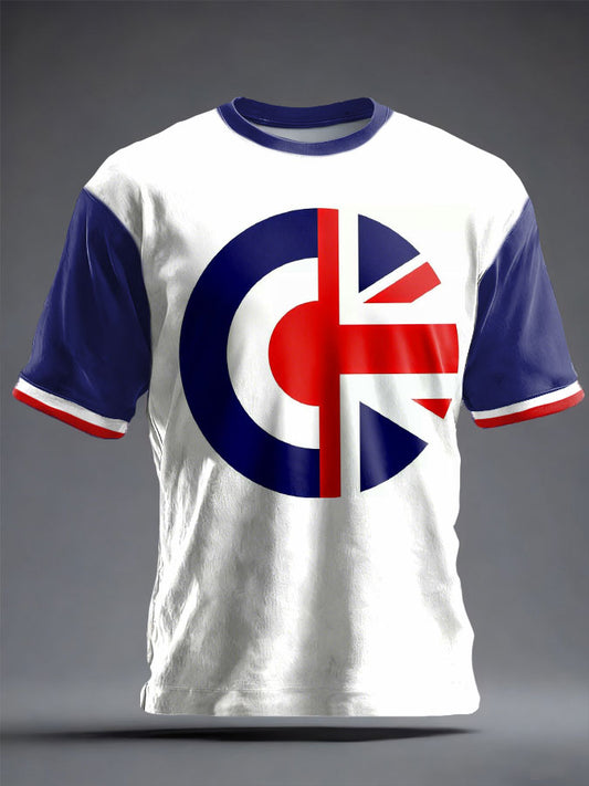 Unisex UK Mods Music Lover Printed T-shirt