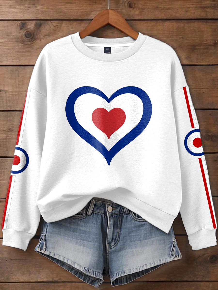Women's UK Mod Music Lover Printed  Sweatshirt