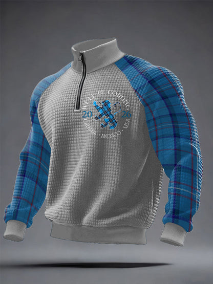 Men's UK Scotland Football Lover We'll Be Coming 2026 Printed Sweatshirt