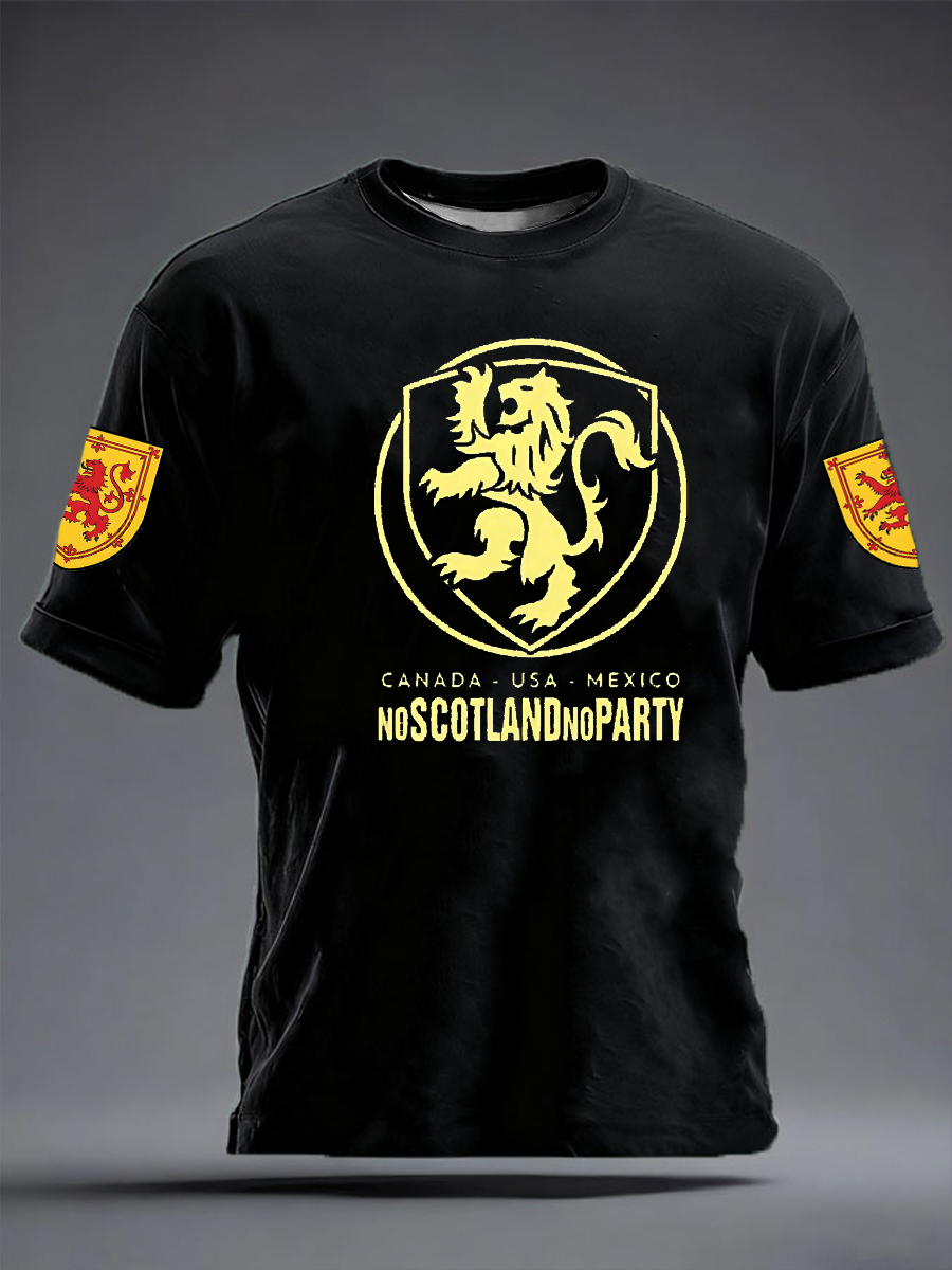 Men's UK Football Lover Scotland short sleeves t-shirt