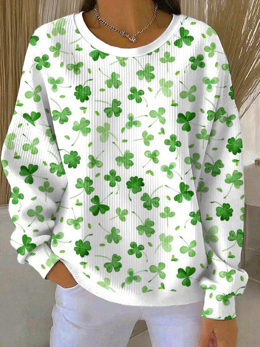 Women's St. Patrick's Day Print Casual Sweatshirt
