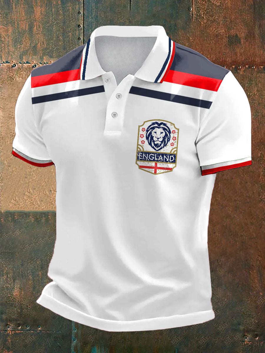 Men's England Football Lover It's Coming Home 2026 Printed Casual Tops