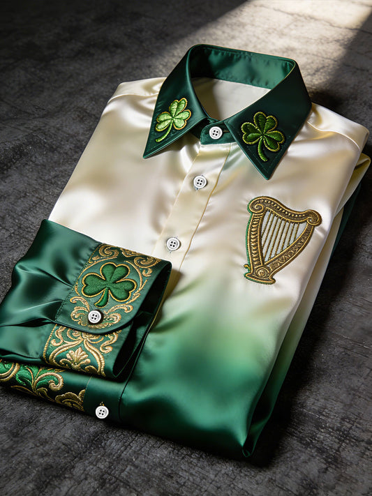 Men's St. Patrick's Day Printed Casual Shirt