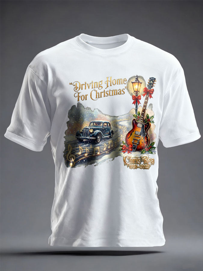 Unisex The Road Man Music Lover Printed T-Shirt