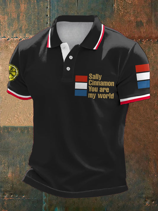 Men's UK Roses Music Lover Printed Casual Tops