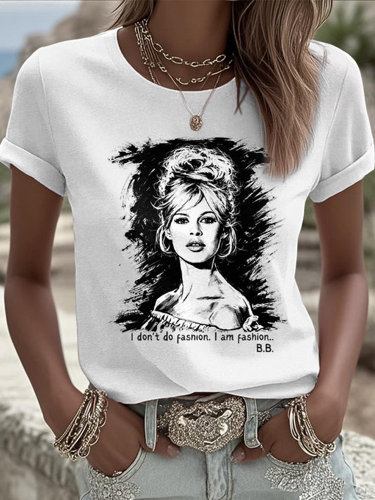 Women's BB Sexy Forever Art Printed T-shirt