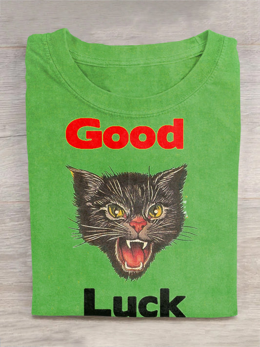 Unisex St. Patrick's Day Cat T-Shirt