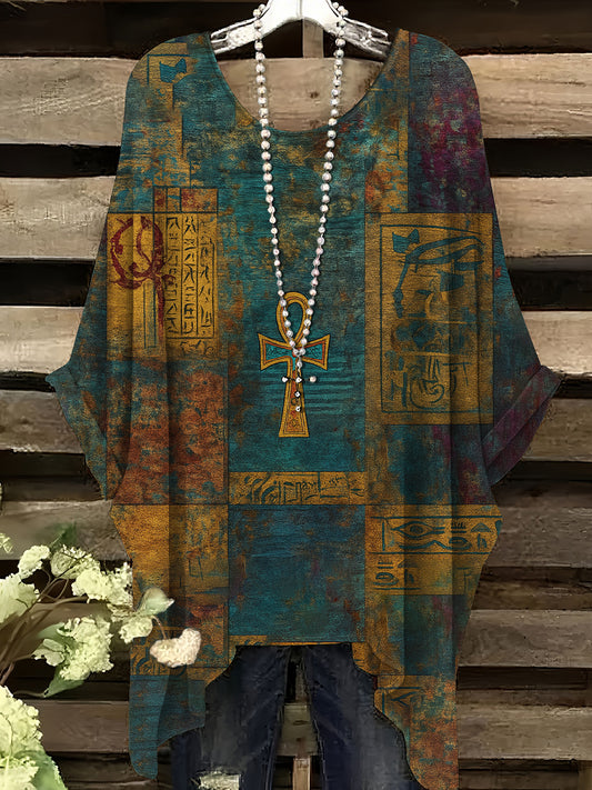 Women's clothing ancient Egyptian civilization loose jumper