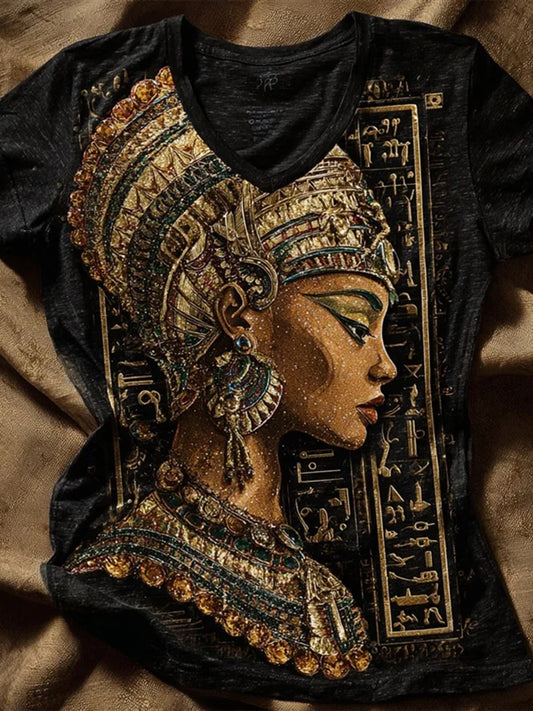 Women's Ancient Egyptian Civilization Printed T-Shirt