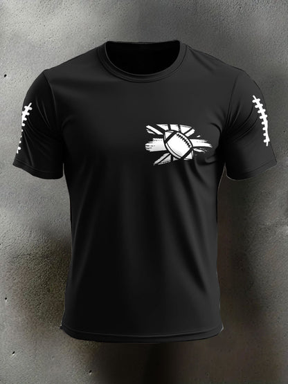 Men's UK Flag Football Printed T-shirt