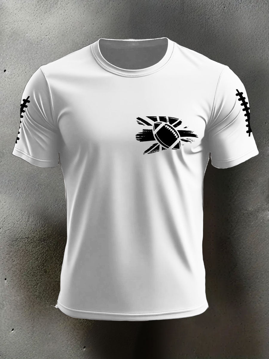Men's UK Flag Football Printed T-shirt