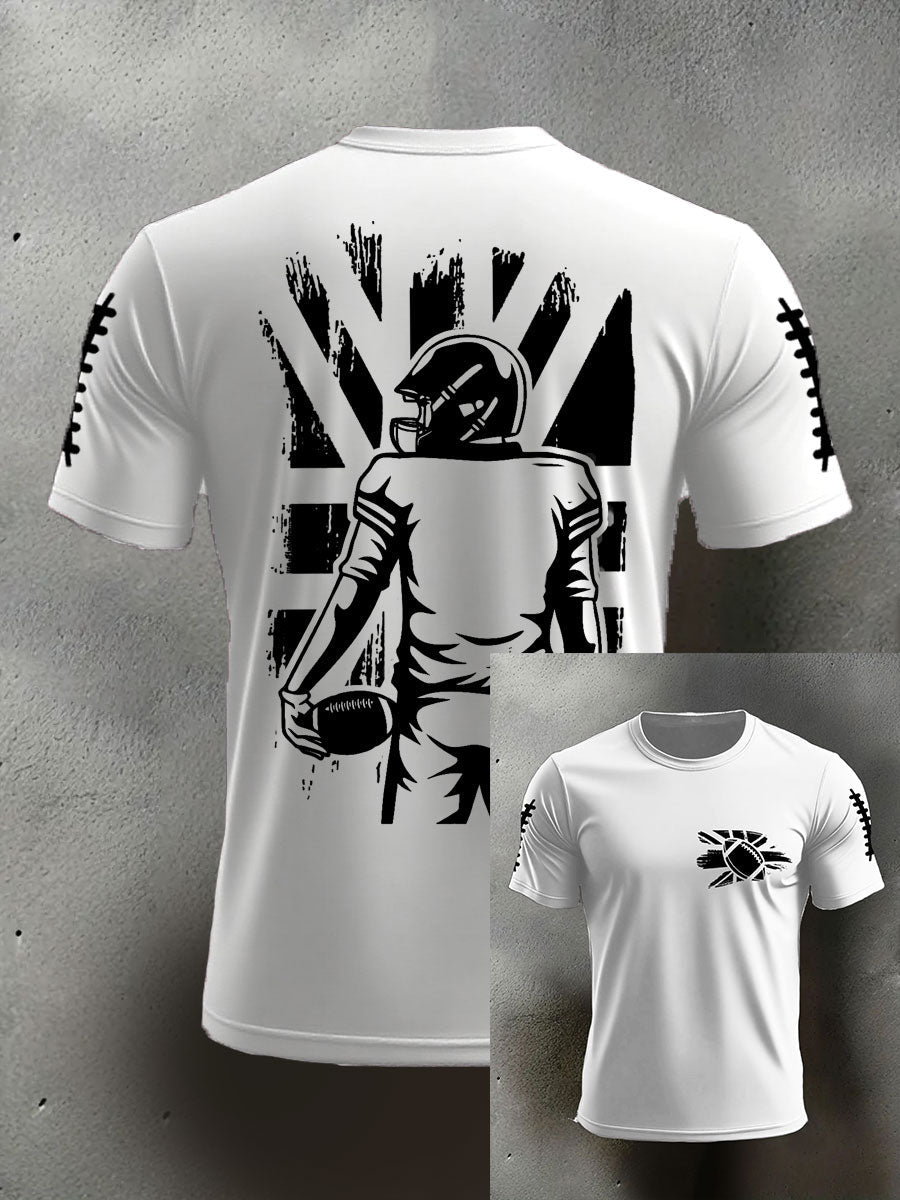 Men's UK Flag Football Printed T-shirt