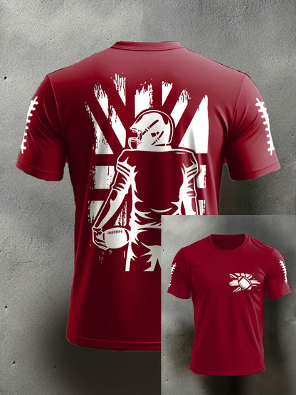 Men's UK Flag Football Printed T-shirt