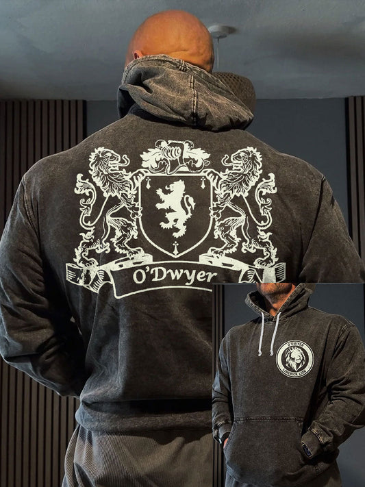 Men's Limerick Lion Ireland's Strongest Man DBAC Printed Hoodie