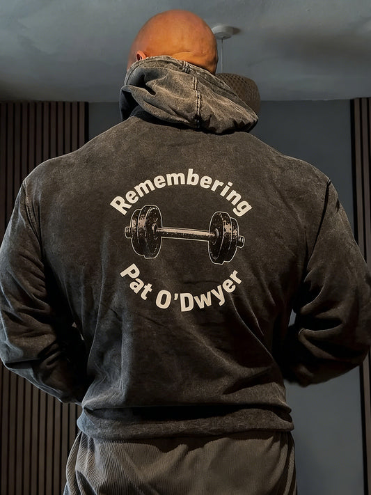 Men's Vintage Irish Strongman Print Hoodie