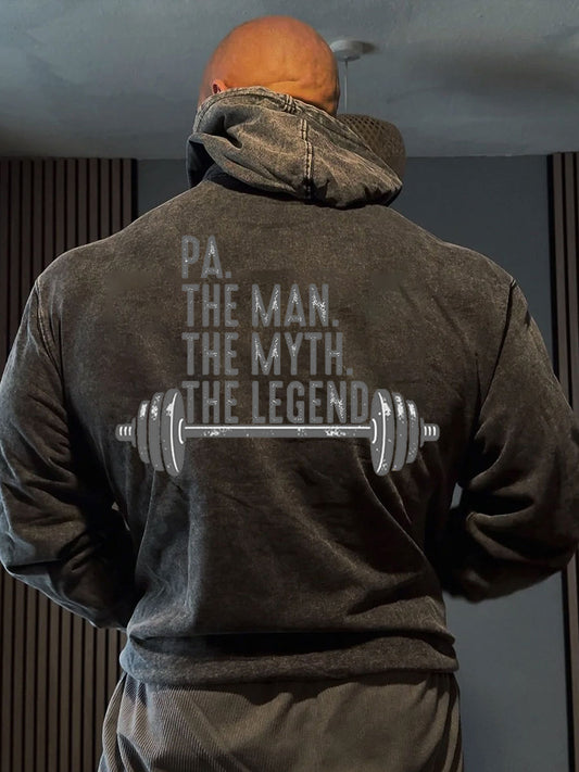 Men's Pat O'Dwyer Irish Strongman Print Commemorative Hooded Sweatshirt