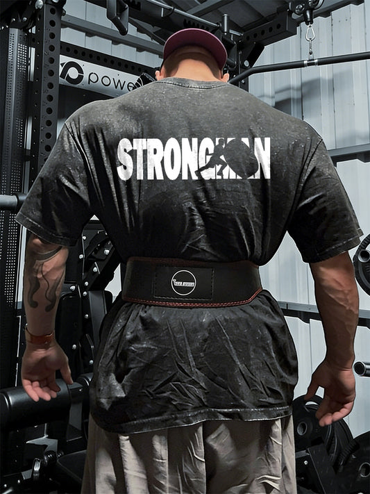 Men's Irish Strongman Pat O'dwyer Printed Commemorative T-Shirt