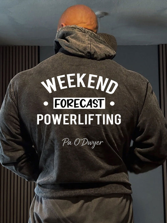 Men's Pat O'Dwyer Irish Strongman Print Commemorative Hooded Sweatshirt