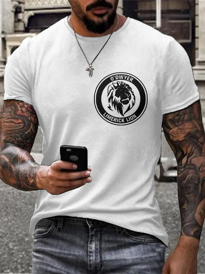 Men's Limerick Lion Ireland's Strongest Man DBAC Printed T-shirt