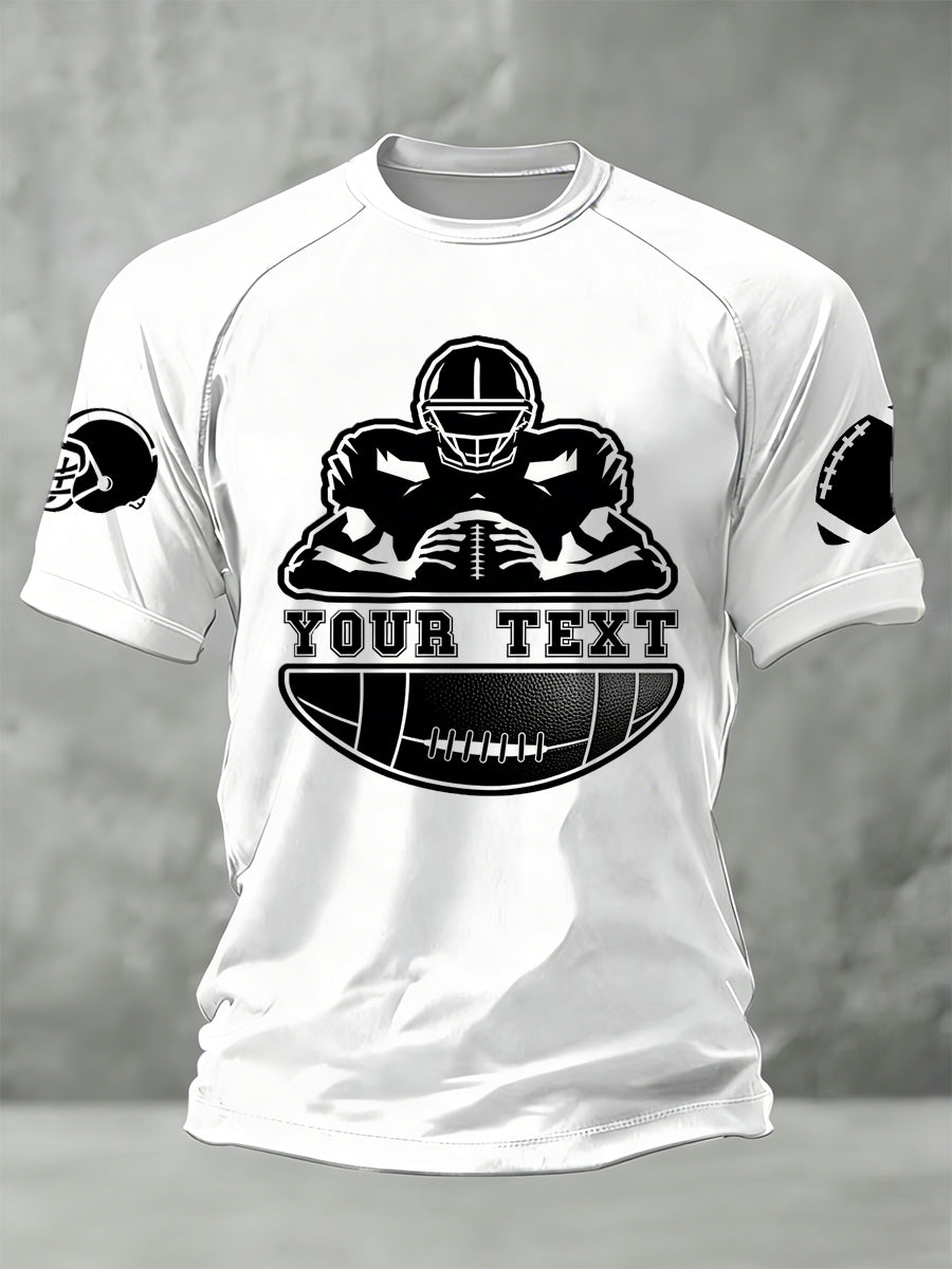 Men's Rugby Print T-Shirt