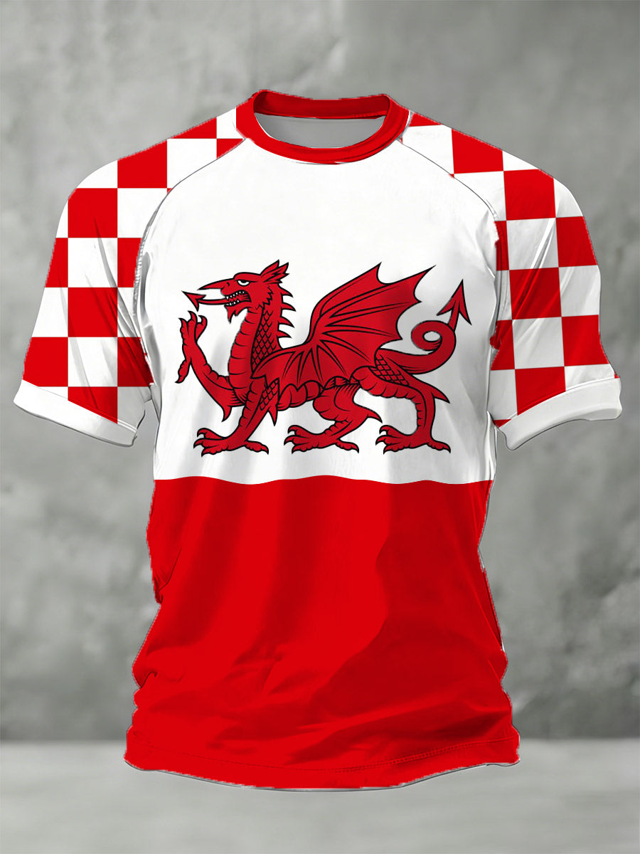 Men's Welsh-Style Printed T-Shirt