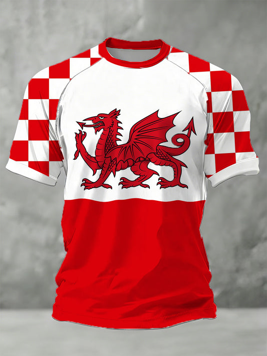 Men's Welsh-Style Printed T-Shirt