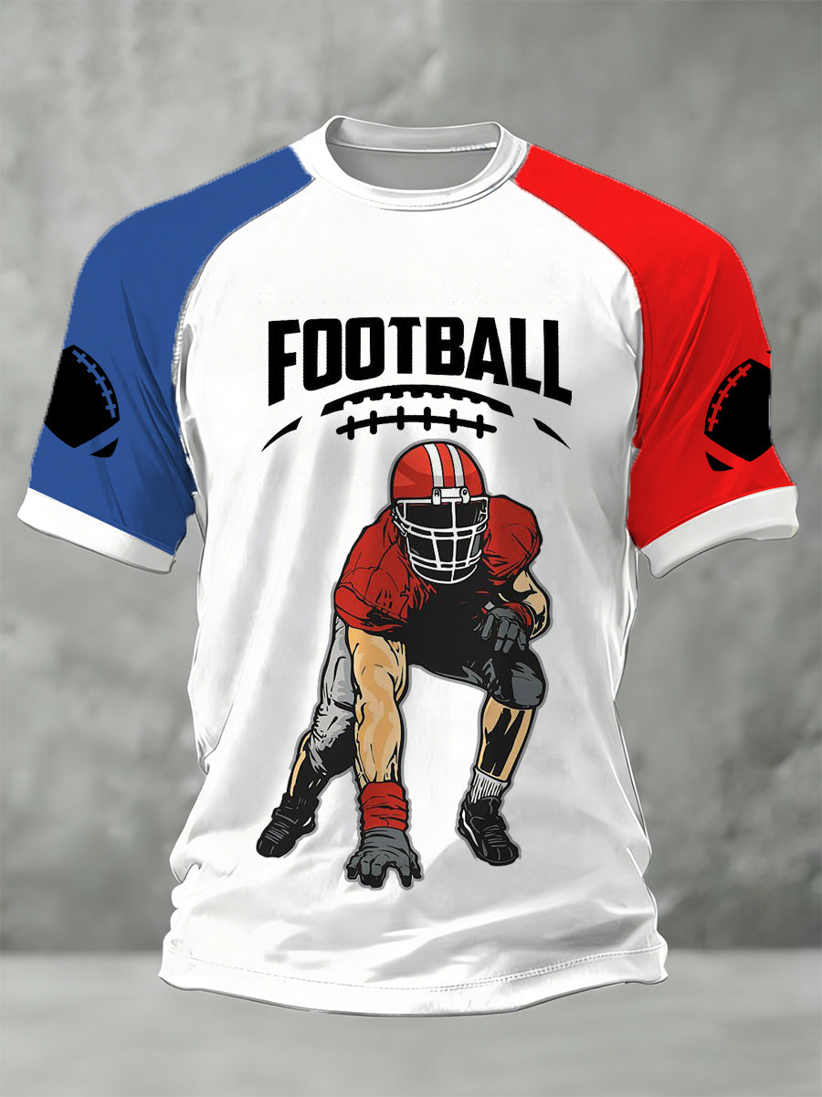 Men's Rugby Print T-Shirt