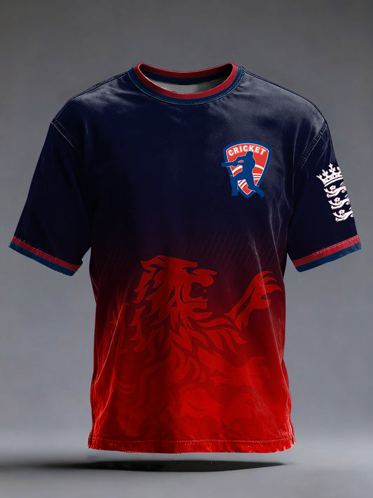Men's Cricket Printed T-shirt