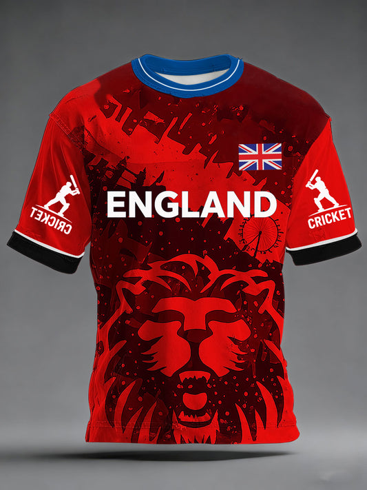 Men's Cricket Printed T-shirt