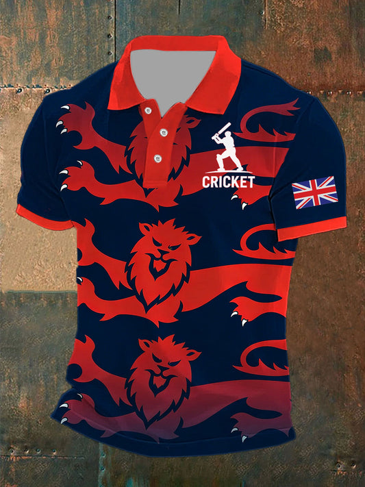 Men's Cricket Printed Shirt