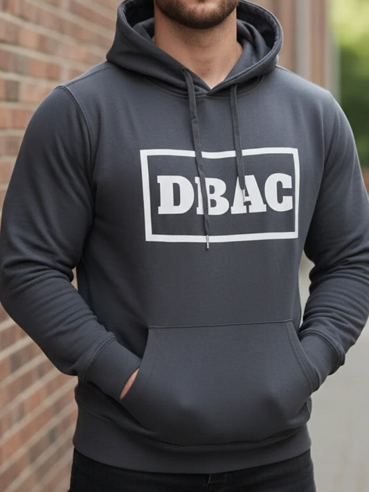 Retro Strongest Man DBAC Print Casual Hoodie