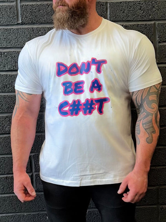 Men's Retro Strongest Man DBAC Print T-Shirt