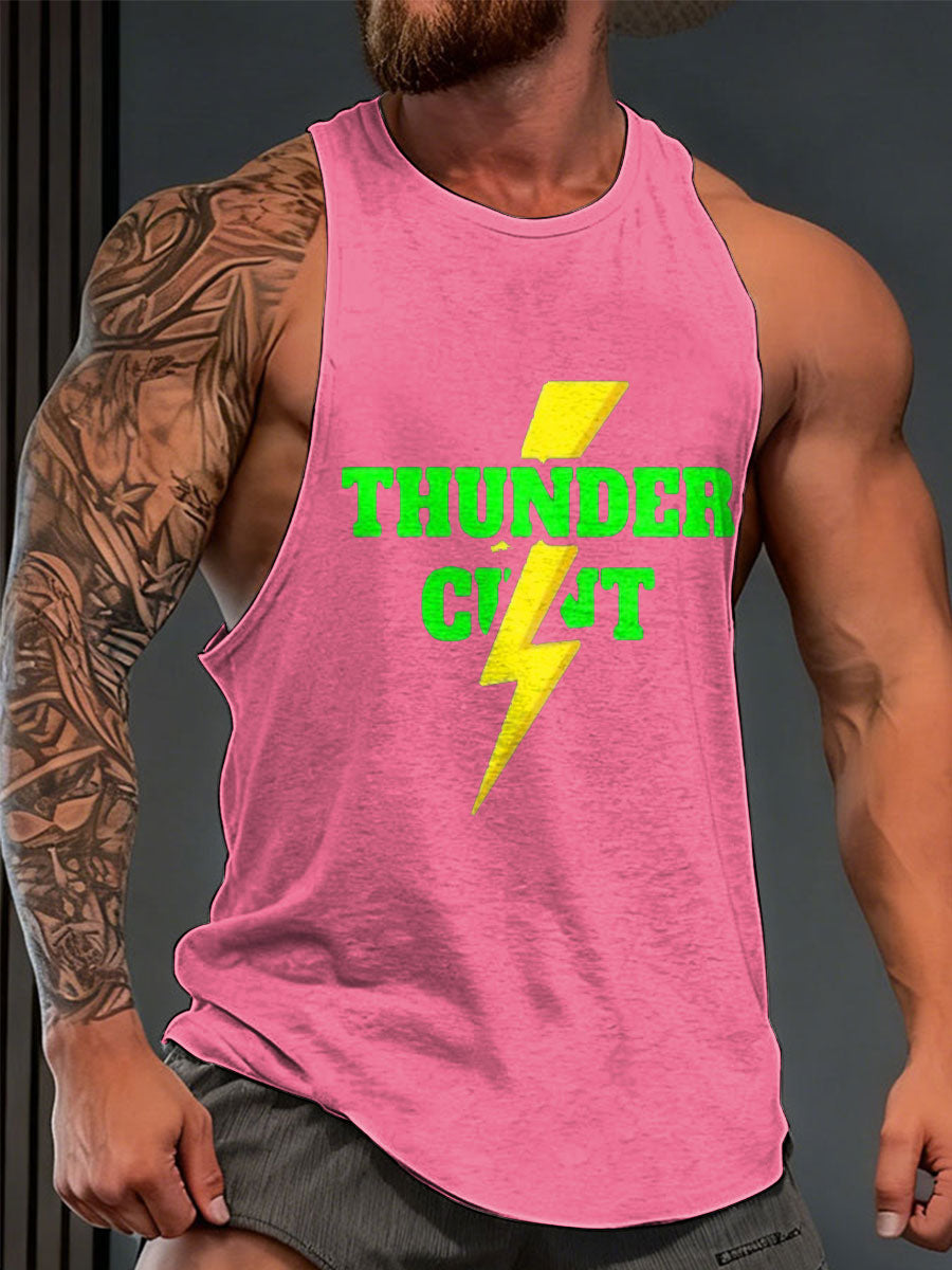 Men's Limerick Lion Ireland's Strongest Man Printed Tank Tops